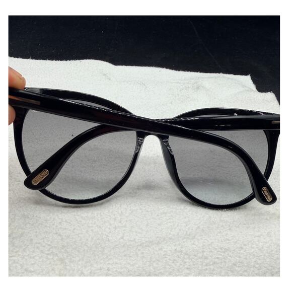 Tom Ford TF787 Maxim Black Cat Eye Sunglasses 59-16 Italy frames main image 7